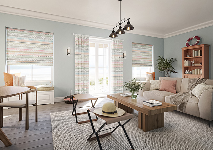 Bohemian, Delicate Pastels - Roman Blind - Image 6